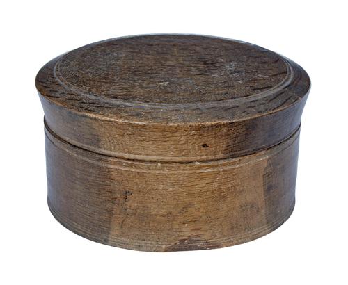 Early 19th Century Swedish Carved Oak Lidded Box (1 of 5)