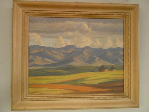South African Oil on Board Painting (1 of 6) South African Oil on Board Painting (1 of 6)