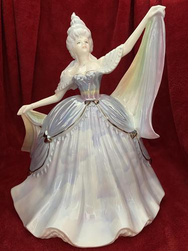 Rare Coalport Limited Edition Figurine "Rain" The Millennium Ball Collection (1 of 9)