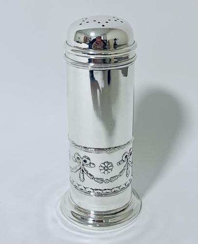 Antique Solid Silver Sugar Caster with Glass Liner (1 of 10)