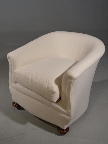 Attractive Early 20th Century Horseshoe Shaped Drawing Room Chair (1 of 4) Attractive Early 20th Century Horseshoe Shaped Drawing Room Chair (1 of 4)