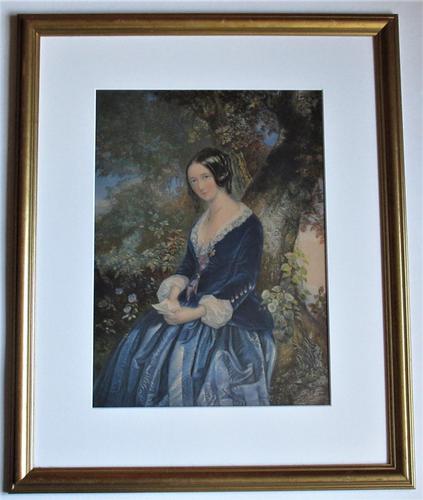 The Day Before Marriage, Colour Print by George Baxter, 1854, Framed (1 of 9)