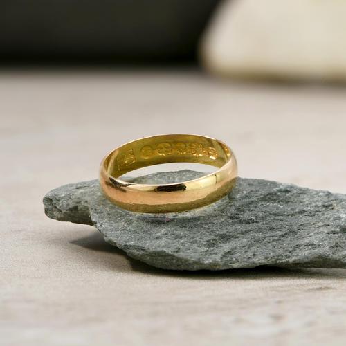 The Antique Victorian 1874 22ct Gold Wedding Band (1 of 2) The Antique Victorian 1874 22ct Gold Wedding Band (1 of 2)