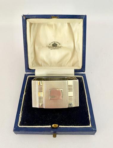Sterling Silver Napkin Ring - Birmingham 1935 (1 of 7) Sterling Silver Napkin Ring - Birmingham 1935 (1 of 7)
