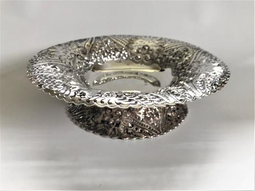 A Gorgeous Victorian Pierced Silver Dish (1 of 7)