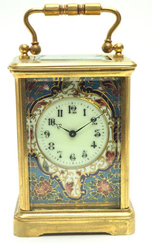 Superb French 8 Day Champleve Carriage Clock Cylinder Platform, Working c.1900 (1 of 12) Superb French 8 Day Champleve Carriage Clock Cylinder Platform, Working c.1900 (1 of 12)