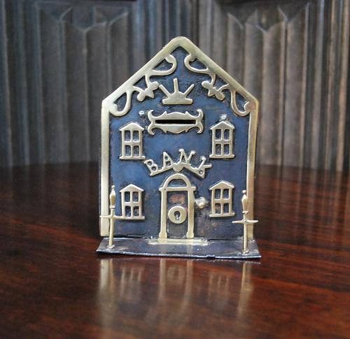 Iron & Brass Money Box (1 of 4) Iron & Brass Money Box (1 of 4)