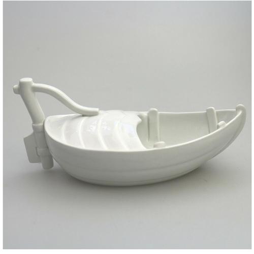 Marine Interest: An Extremely Rare Minton Novelty Porcelain Gravy Boat C.19thc (1 of 8)