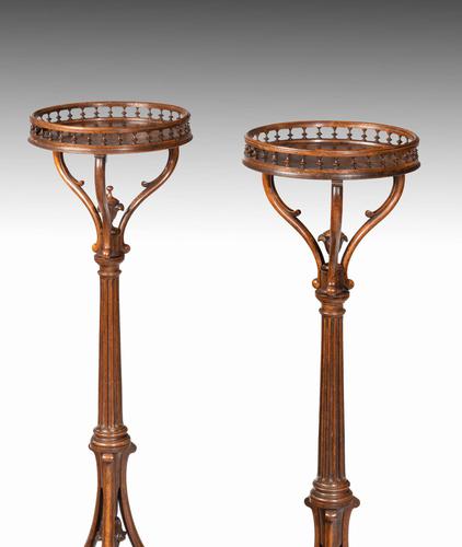 Elegant & Unusual Pair of 19th Century Torchieres (1 of 4) Elegant & Unusual Pair of 19th Century Torchieres (1 of 4)