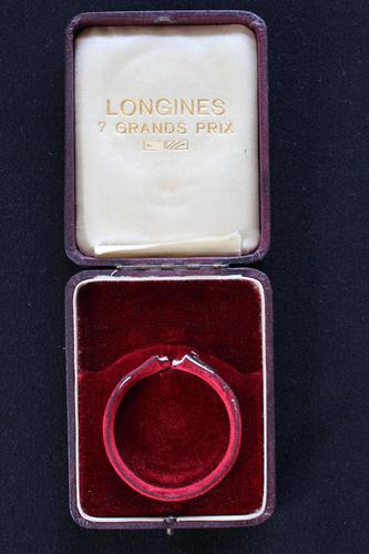 Early 20th Century Swiss Longines Leather Pocket Watch Box (1 of 5)