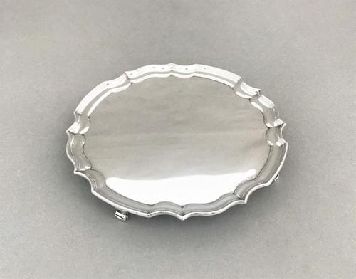 Handsome Silver Card Tray / Waiter (1 of 5)