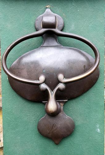 Antique Arts & Crafts Brass Door Knocker (1 of 5)