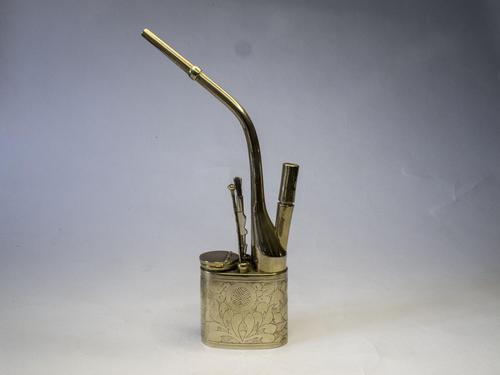 Antique Chinese Paktong Water Pipe (1 of 5) Antique Chinese Paktong Water Pipe (1 of 5)