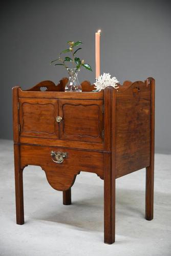 Georgian Mahogany Bedside Table Commode (1 of 12)