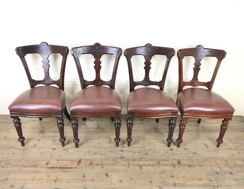 Set of Four Victorian Mahogany Dining Chairs (1 of 7) Set of Four Victorian Mahogany Dining Chairs (1 of 7)