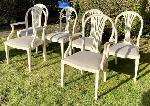 Set of Six Painted Dining Chairs (1 of 11)