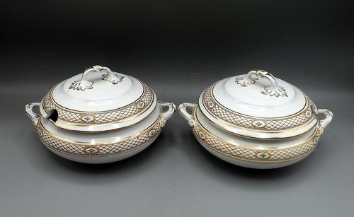 Pair of Early 20th Century Sauce Tureens - 1912-1936 (1 of 6)