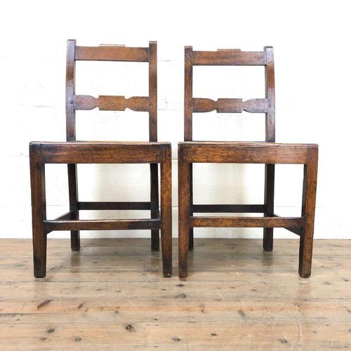 Pair of Country Bar Back Chairs (1 of 8)