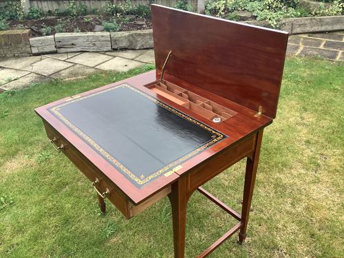 Edwardian Mahogany Ladies Writing Desk / Table (1 of 5)