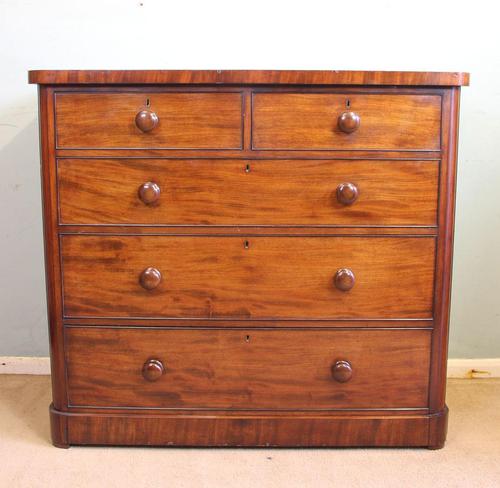 Antique Victorian Mahogany Chest of Drawers (1 of 14)