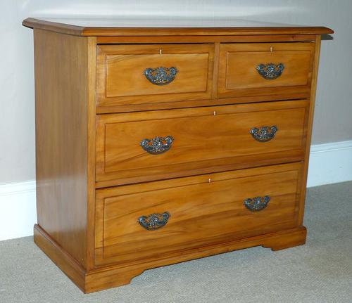 Satin Walnut Chest of Drawers (1 of 6) Satin Walnut Chest of Drawers (1 of 6)