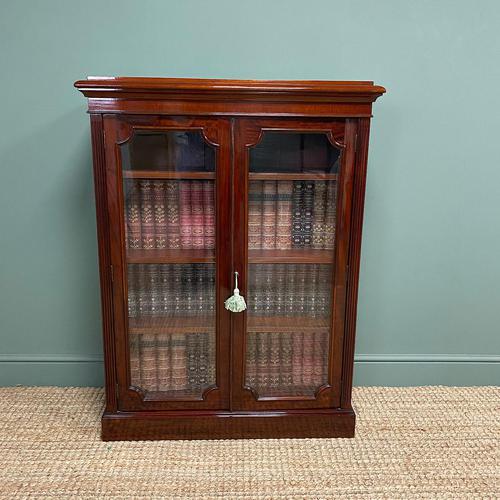 Stunning Quality Victorian Glazed Mahogany Bookcase (1 of 7)