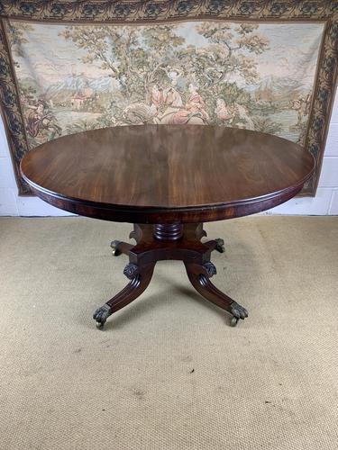 English 19th Century Mahogany Tilt Top Centre Table (1 of 8) English 19th Century Mahogany Tilt Top Centre Table (1 of 8)