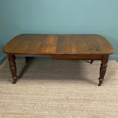 Golden Oak Victorian Antique Wind-out Extending Dining Table (1 of 10)