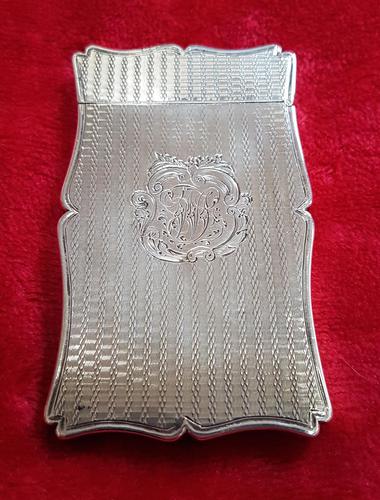 Victorian Sterling Silver Card Case (1 of 3)