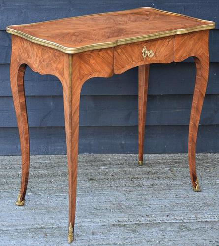 Exceptional Quality 19th Century French Kingwood Writing Table/ Lamp Table/ Centre Table. (1 of 15)