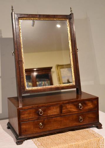 Lovely George III Mahogany Dressing Mirror (1 of 6) Lovely George III Mahogany Dressing Mirror (1 of 6)