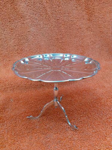 Antique Sterling Silver Hallmarked 1909 Bon Bon Dish as Table, Synyer & Beddoes (1 of 11)