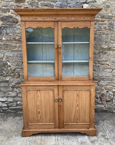 Antique Pine Glazed Kitchen Dresser (1 of 15)