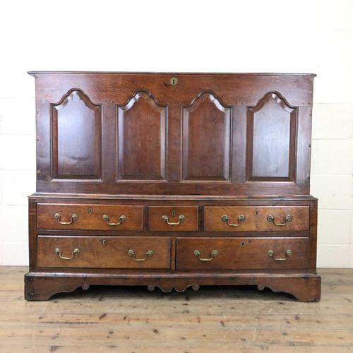 18th Century Welsh Oak Two Part Chest (1 of 13)