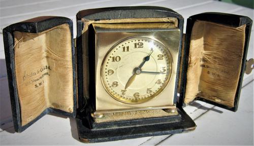 Art Deco Travel Alarm Clock of the Highest-Quality by Zenith (1 of 6)