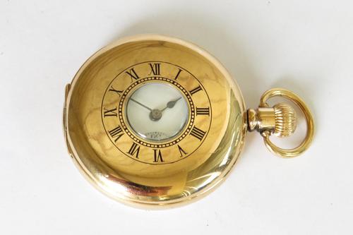 1930s Pinnacle Half Hunter Pocket Watch (1 of 5)