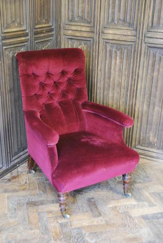 Upholstered Victorian Armchair (1 of 5) Upholstered Victorian Armchair (1 of 5)