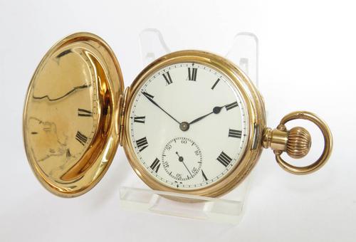 Antique Swiss Full Hunter Pocket Watch (1 of 5)