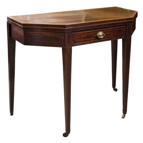 Regency Mahogany Card Table on Square Tapered Legs (1 of 10) Regency Mahogany Card Table on Square Tapered Legs (1 of 10)