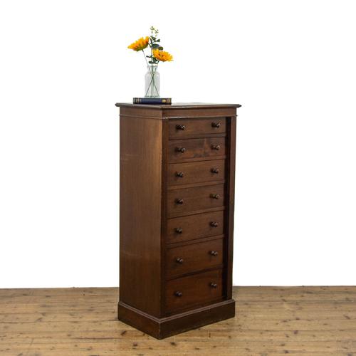 Antique Mahogany Wellington Chest (1 of 10) Antique Mahogany Wellington Chest (1 of 10)