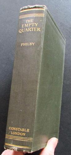 1933 1st Edition The Empty Quarter Description  of the Great South  Desert of Arabia  Known as Rub Al Khali by  H. St. J. B. Philby (1 of 5)