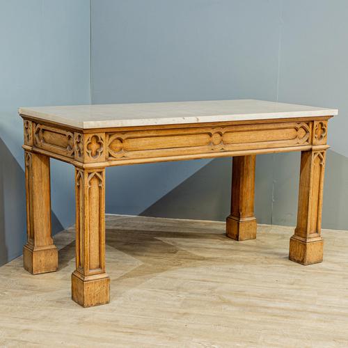 Gothic Oak Console Table (1 of 7) Gothic Oak Console Table (1 of 7)