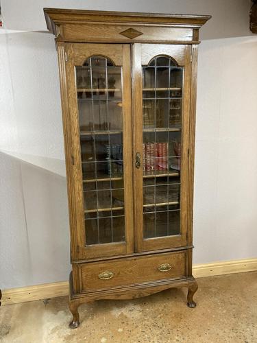 Edwardian Tall Bookcase (1 of 14)