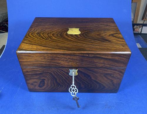 Victorian Rosewood Jewellery Box (1 of 17)