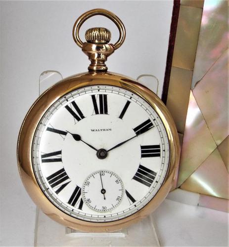 Large antique 1887 Waltham pocket watch. (1 of 4) Large antique 1887 Waltham pocket watch. (1 of 4)