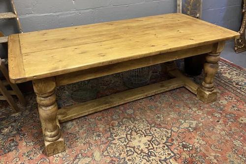 Pine Farmhouse Dining Table (1 of 17)