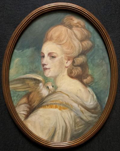 Mrs Mary Desbitt with Dove, After Sir Joshua Reynolds - Portrait Watercolour (1 of 9) Mrs Mary Desbitt with Dove, After Sir Joshua Reynolds - Portrait Watercolour (1 of 9)
