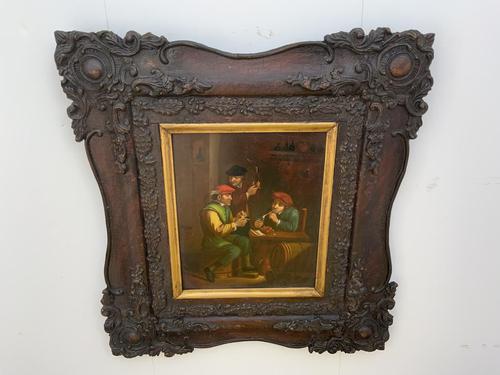 Painting Dutch Masterpiece Oil on Copper in Quality Frame (1 of 22) Painting Dutch Masterpiece Oil on Copper in Quality Frame (1 of 22)