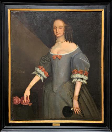 Huge Period Antique 3/4 Length Oil Portrait Painting of 17th Century Lady (1 of 13) Huge Period Antique 3/4 Length Oil Portrait Painting of 17th Century Lady (1 of 13)