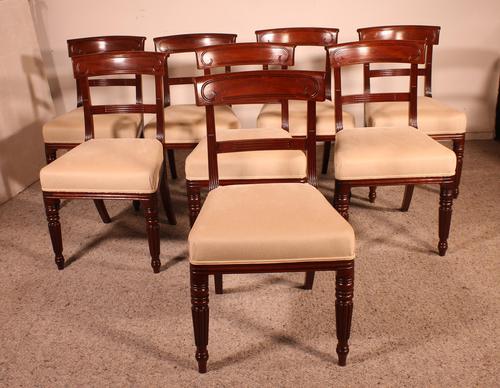 Set of 8 Mahogany Chairs Early 19th Century (1 of 10) Set of 8 Mahogany Chairs Early 19th Century (1 of 10)